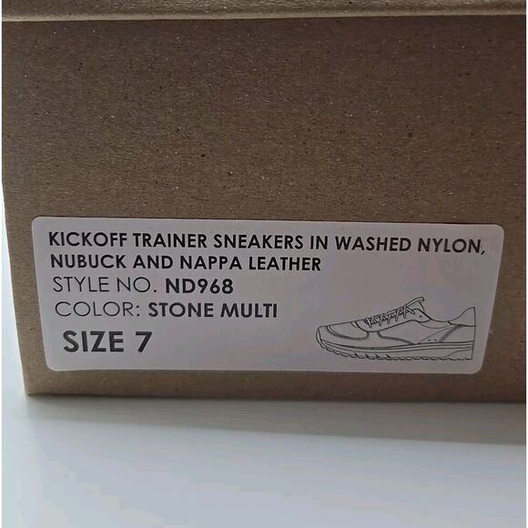 Madewell Kickoff Trainer Womens Sneakers Nubuck Nappa Leather Shoes Size 7 NEW - Picture 7 of 7